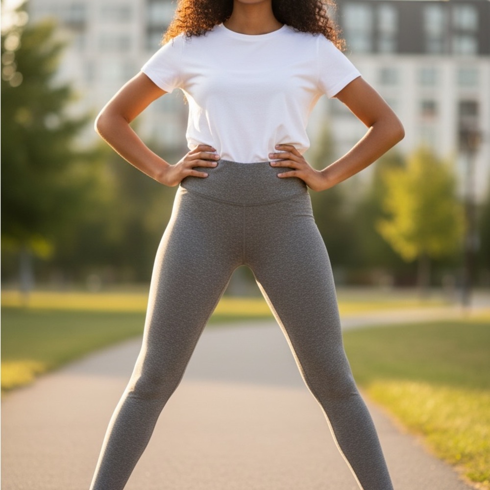 Crane & Lion Women's Gray Leggings
